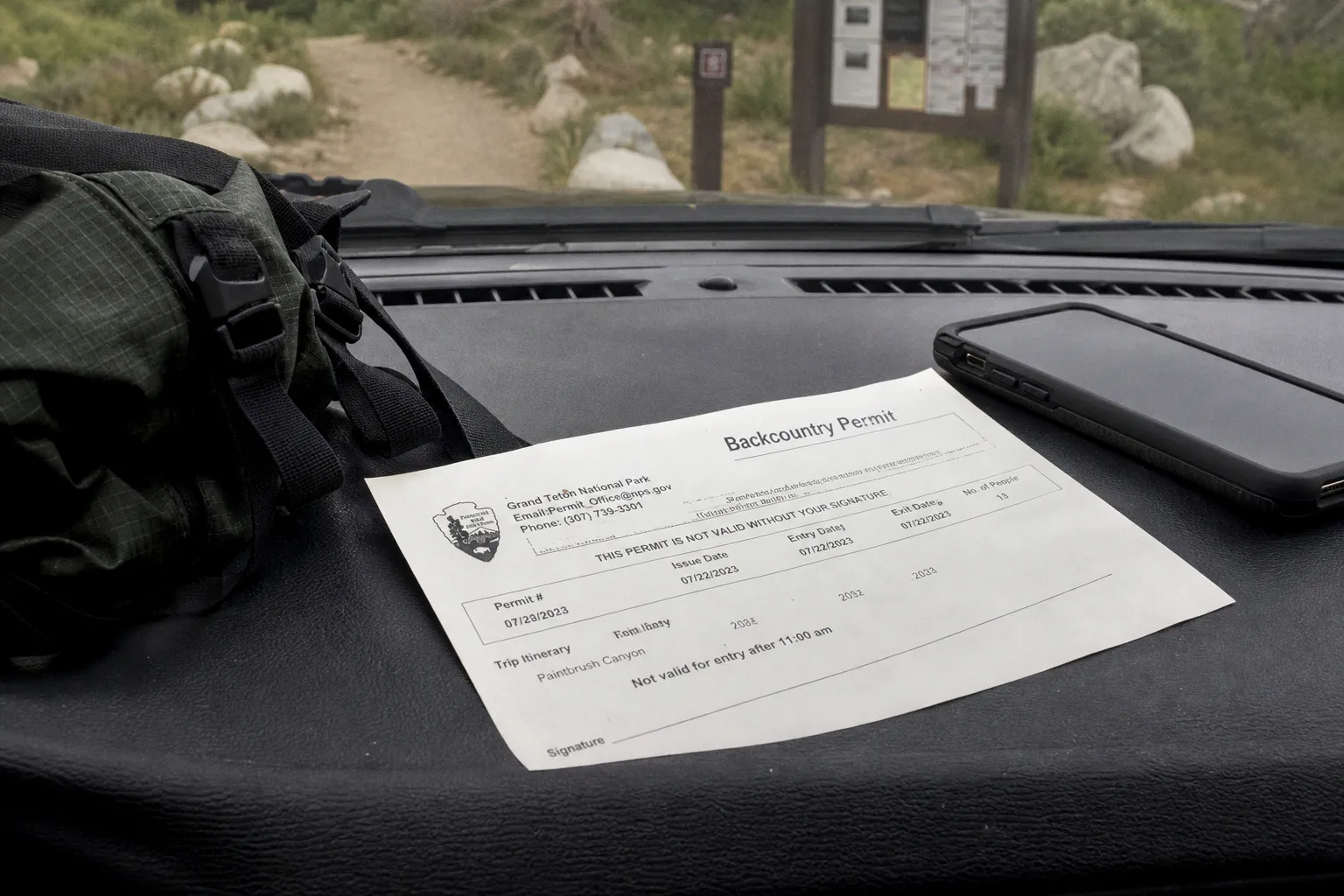 A Dead Phone Taught Me to Print Backcountry Camping Permits